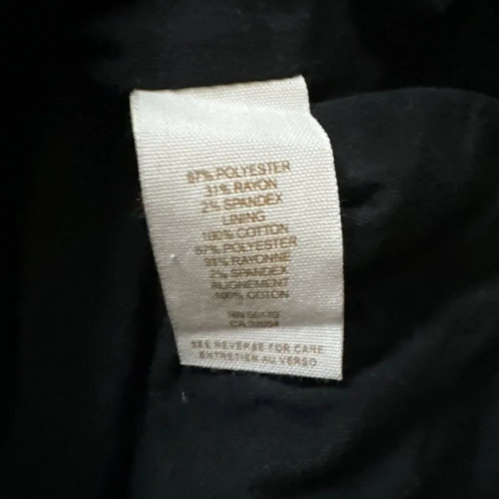 We The Free Black Womens Zip-Up Jacket Size 10